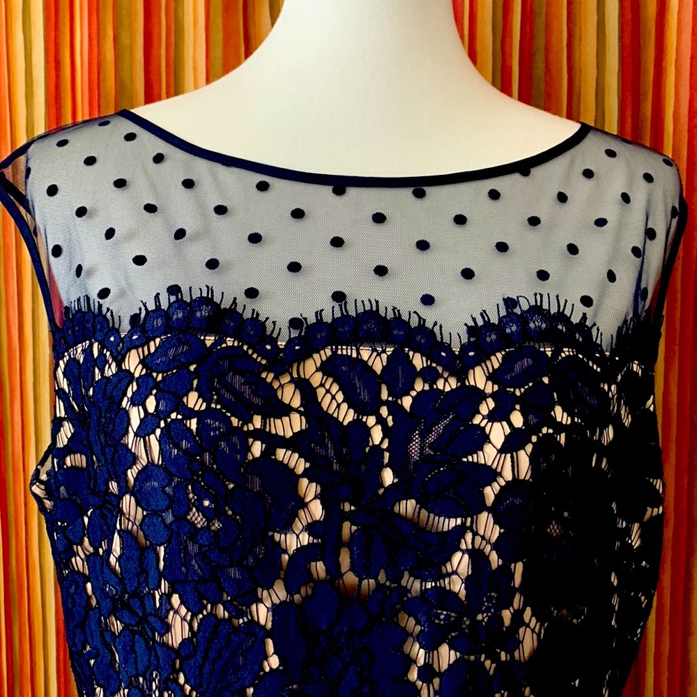 Eliza J Navy dress